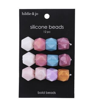 hildie & Jo 12mm Sherbet Silicone Beads 12pc - Craft Beads - Beads & Jewelry Making - JOANN Fabric and Craft Stores