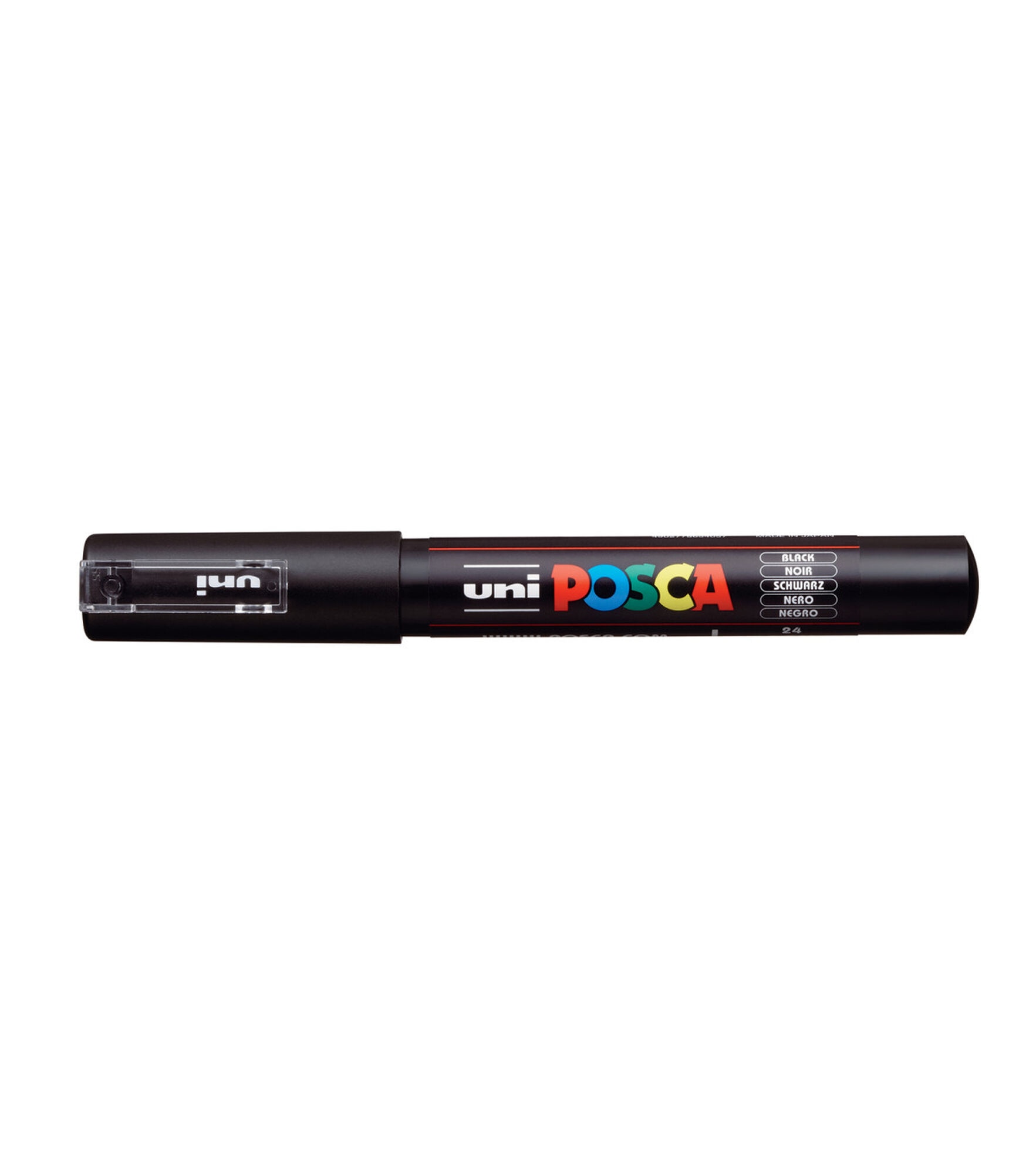 POSCA Extra Fine Paint Marker, Black, hi-res