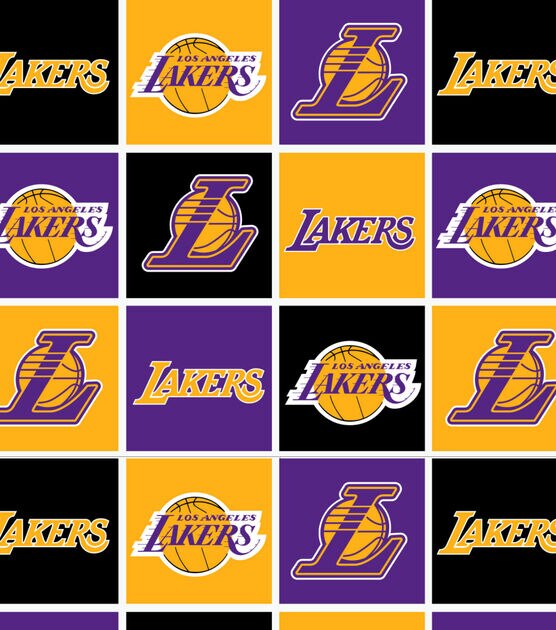 Los Angeles Lakers: Logo Pattern Wallpaper