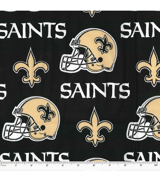 NFL New Orleans Saints Cotton Fabric