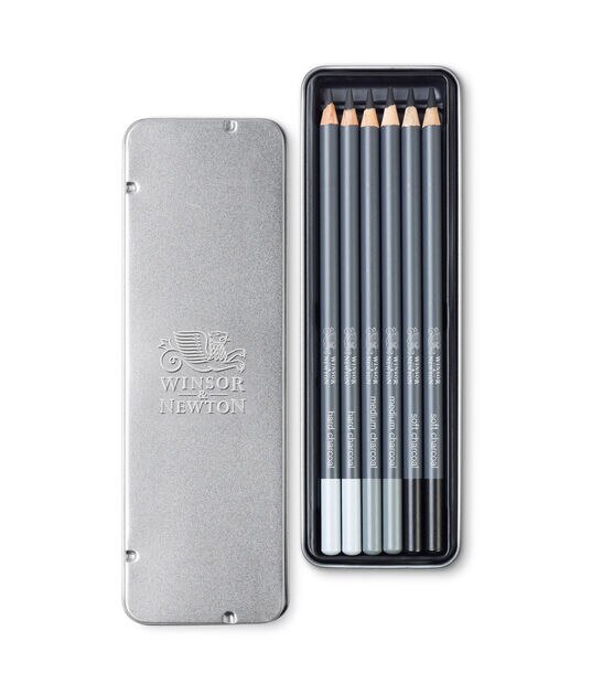 Winsor & Newton Studio Charcoal Pencils 6pc