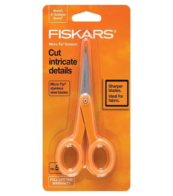 Fiskars Soft Grip 8 inch Razor Edge Scissors - Purple