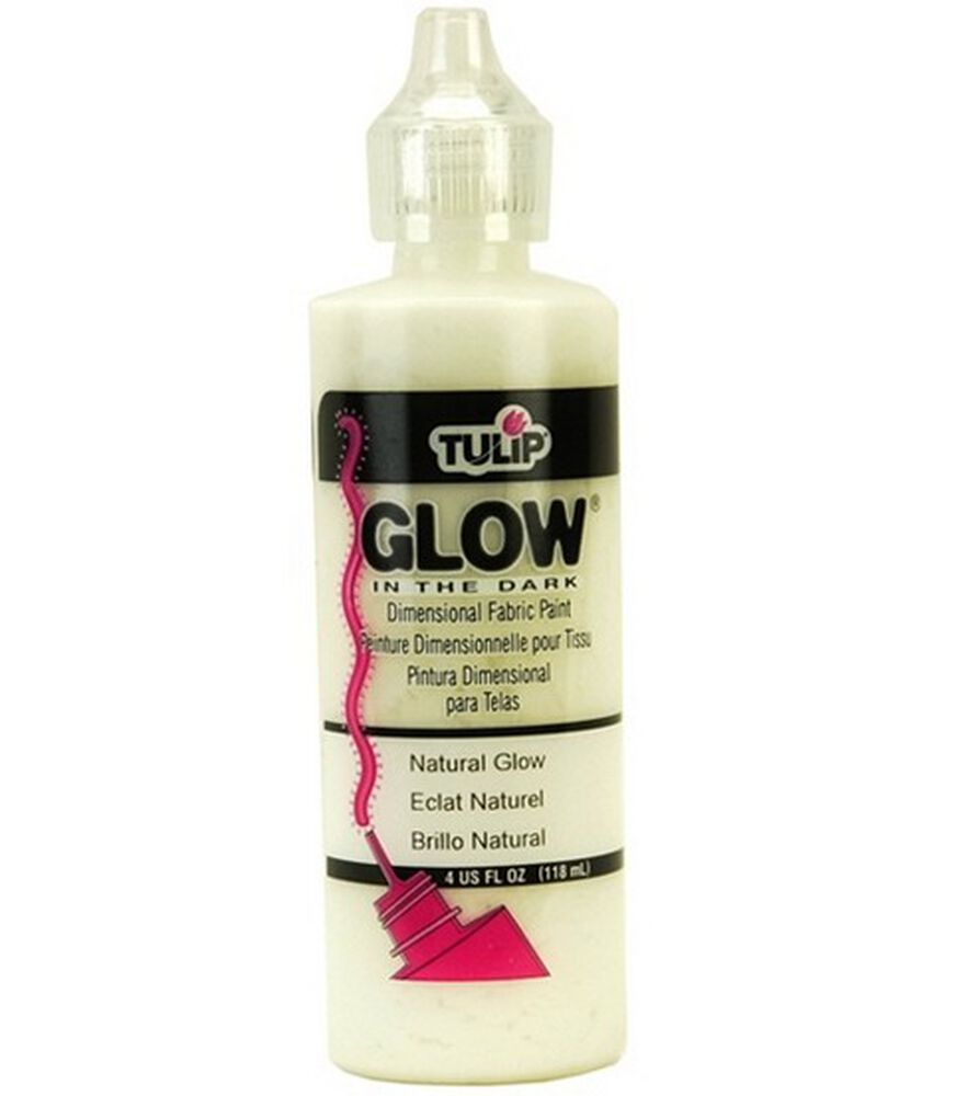Tulip 6ct 1.25 Fl Oz Dimensional Fabric Paint - Glow In The Dark