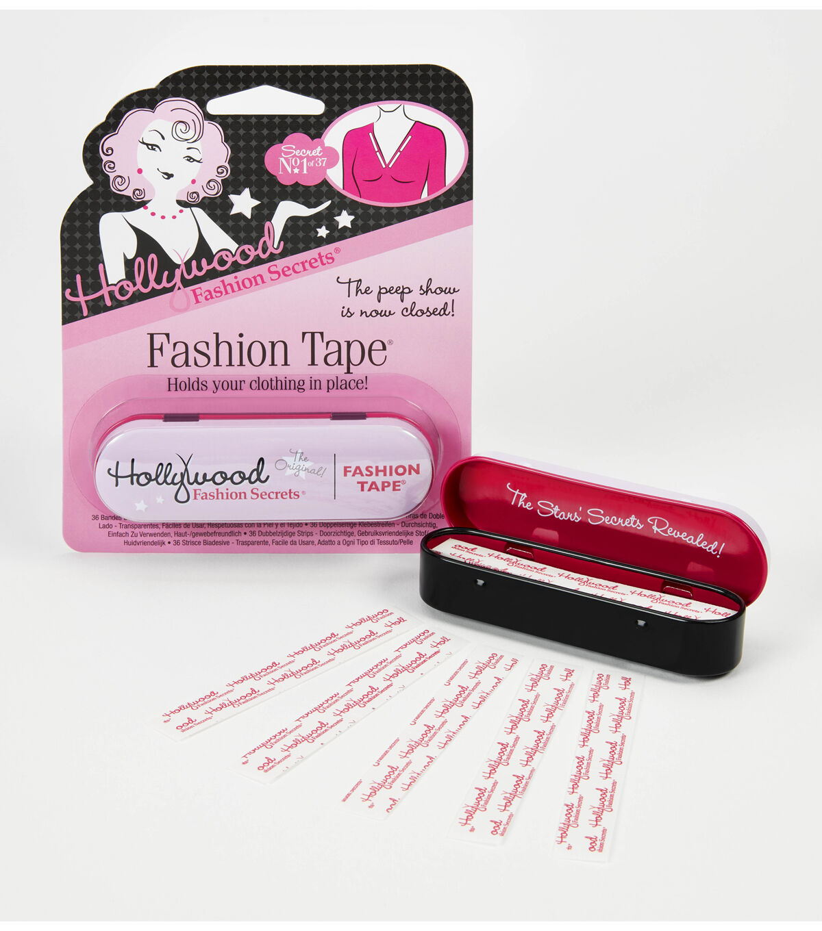 Hollywood Fashion Tape- The original 36 dbl stick strips