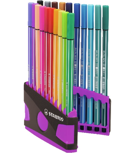 Stabilo Pen 68 Marker Set Wallet Set of 12 (Mini) 