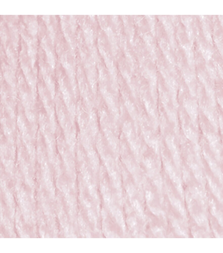 Bernat Softee Baby Light Weight Acrylic Yarn, Pink, swatch, image 3