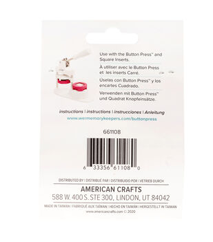 We R Memory Keepers 75ct Button Press Refill Pack 25ct