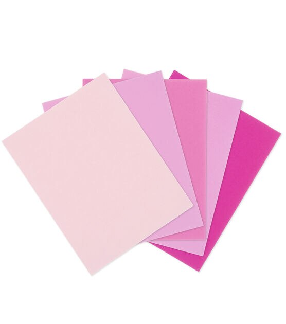 My Colors E011103 100 lb. Cardstock Watermelon Pink 8.5 x 11