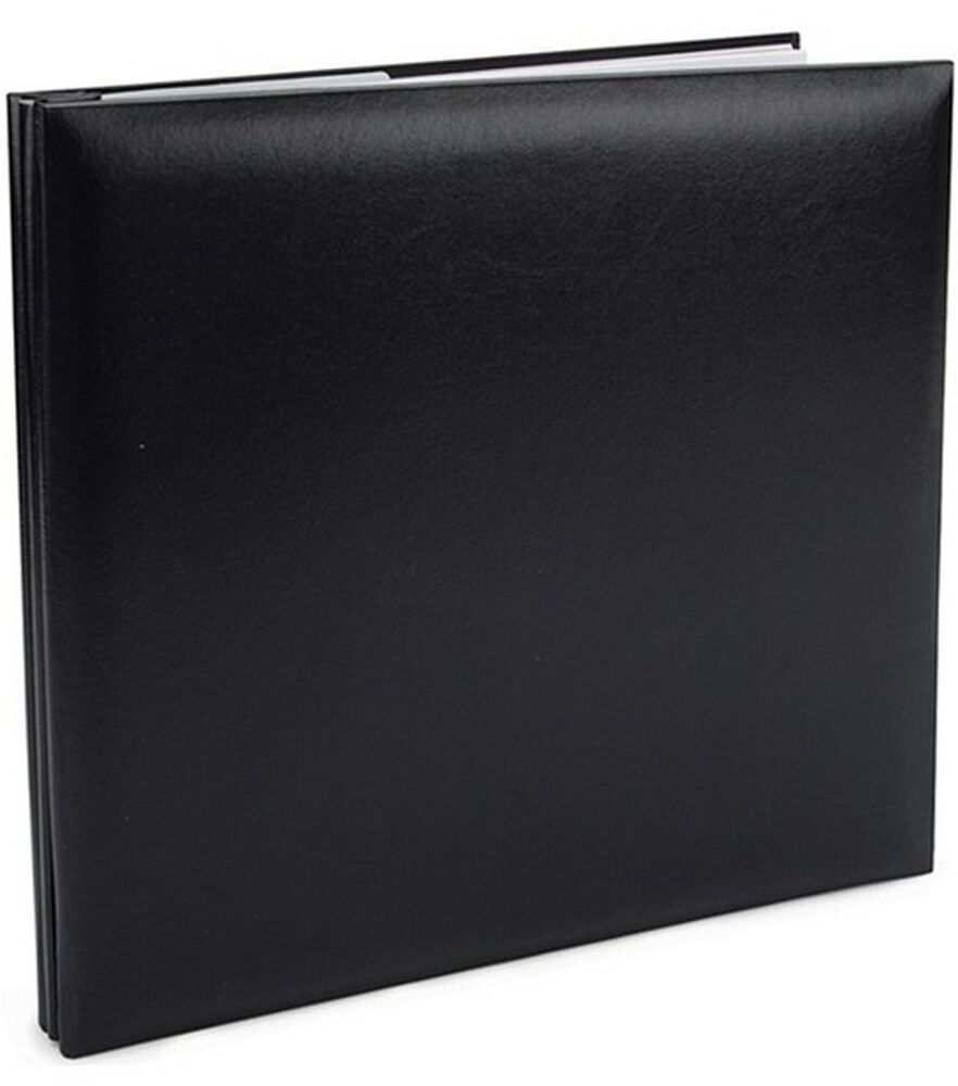 Pioneer E Z Load 12''x12'' Postbound Album, Black, swatch
