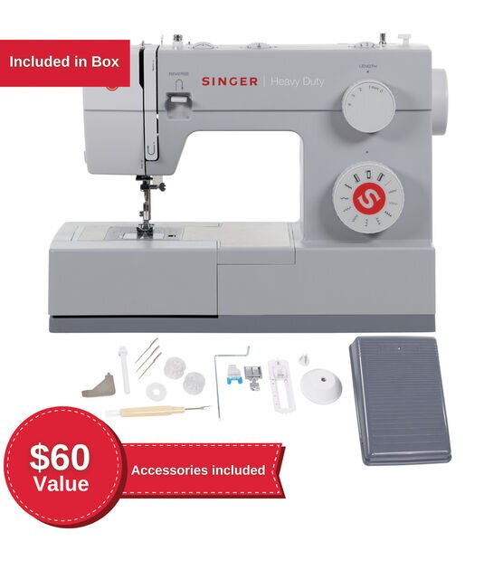 Singer Heavy Duty 4432 Sewing Machine with HD Crafting Kit Bundle