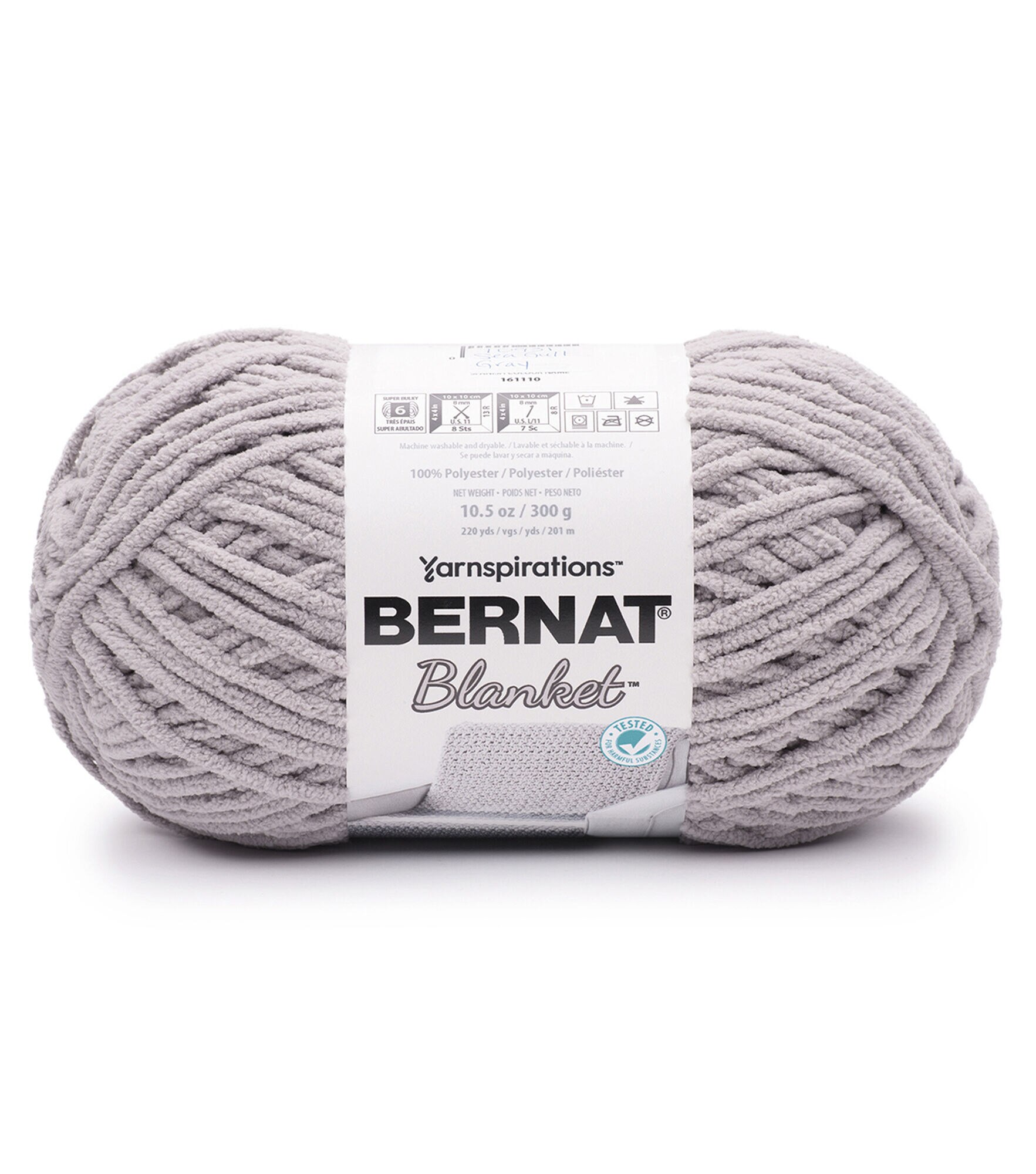 Spinrite Bernat Blanket Big Ball Yarn, Purple Plum