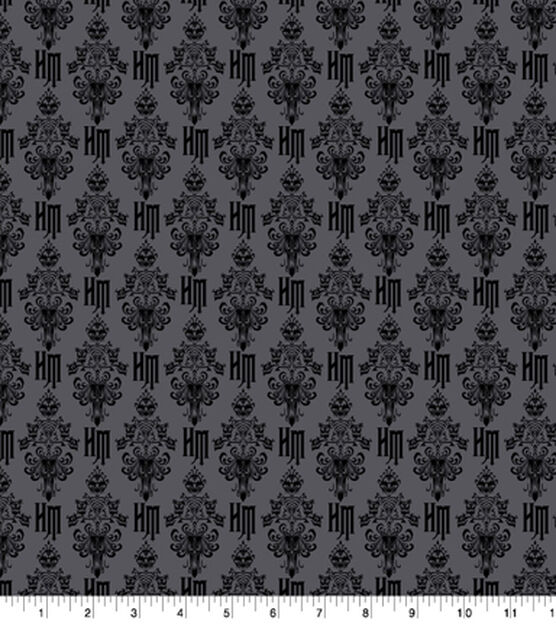 Haunted Mansion Logo Disney Cotton Fabric