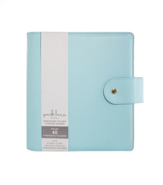 A7 Blue Embossing Folder Storage Binder by Park Lane