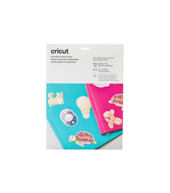 Print Then Cut Holiday Stickers with HTVRONT & Your Cricut