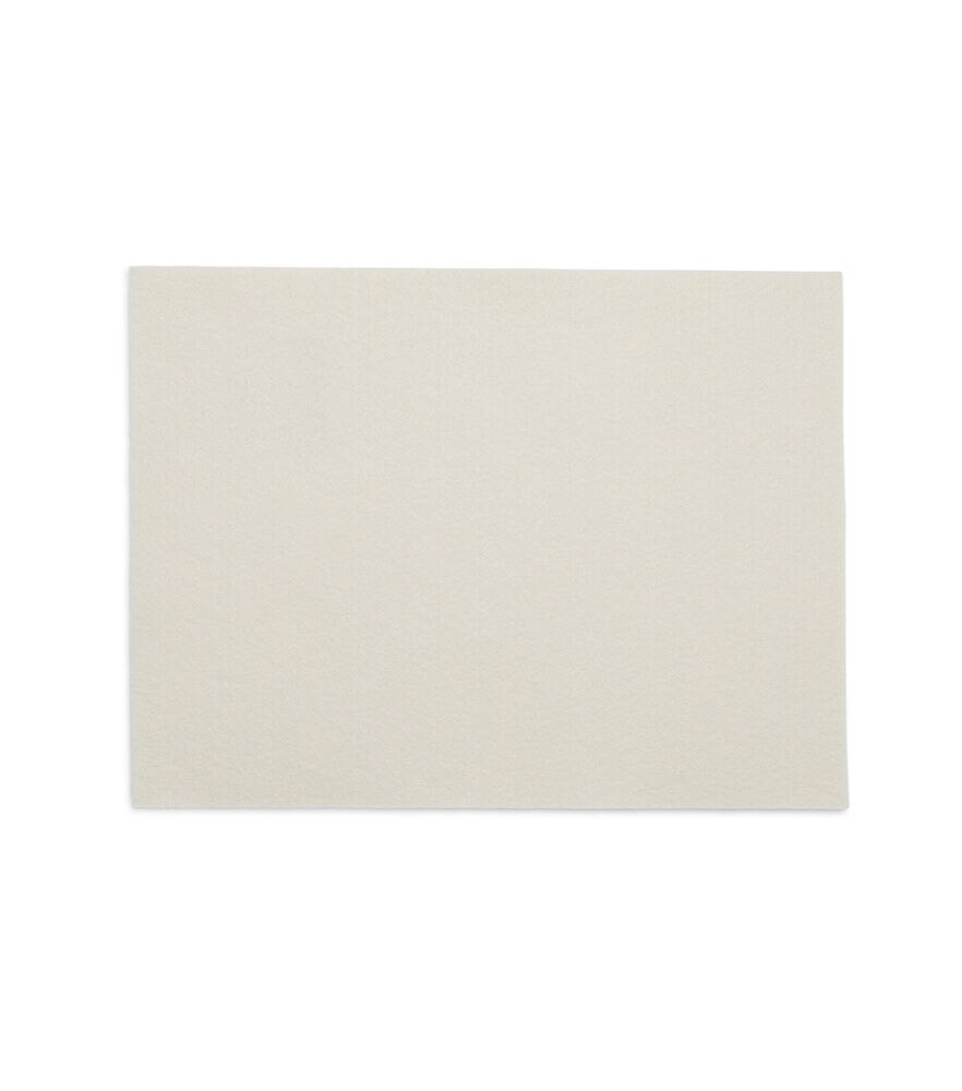 Premium Craft Felt Sheets, 8-1/2-Inch x 11-Inch, 5-Count White