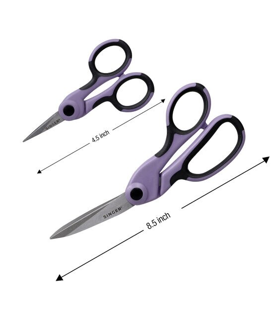 Arteza Multi-Pack Size Scissors, Stainless Steel - Set of 3