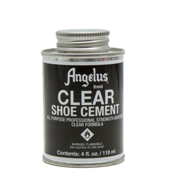 Angelus Clear Shoe Cement 4oz. – Guys And Dolls Shoe Care