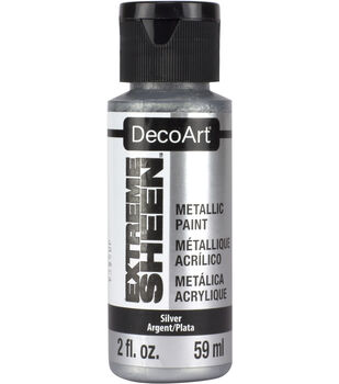 DecoArt Peinture métallique DecoArt Argent 8oz