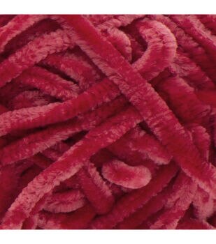 Bernat Forever Fleece Yarn-Rumpus Red