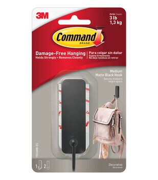 Command 2lbs White Medium Wire Hooks & Strips 15ct