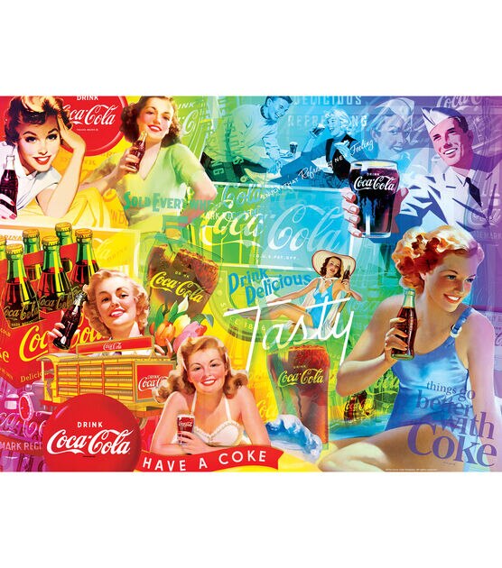 MasterPieces 18 x 24 Coca Cola Rainbow Jigsaw Puzzle 300pc