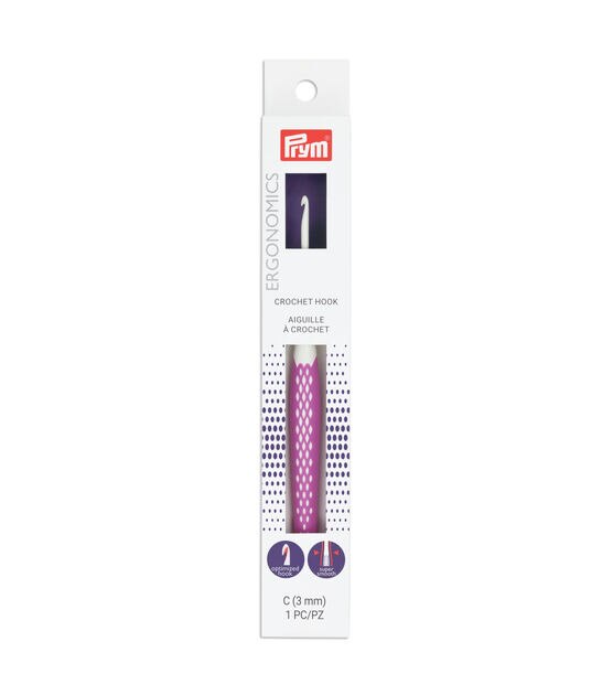 Prym Ergonomic Crochet Hook, US C (3mm)