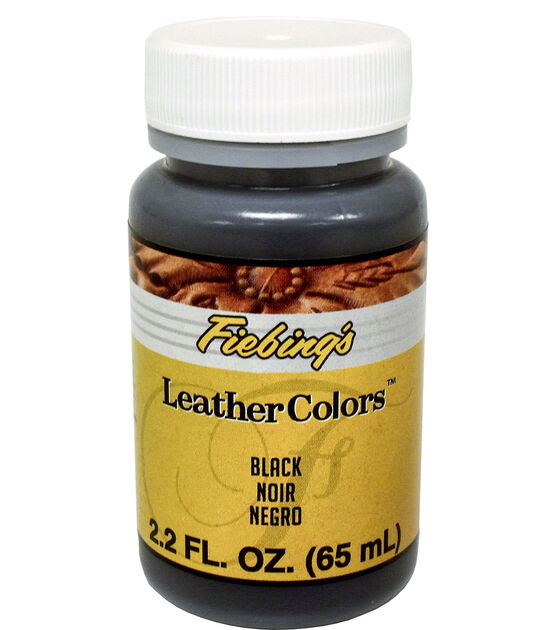 Fiebing's Black Leather Dye, Pack of 2