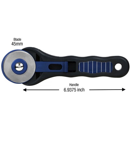 Top Notch Stick Rotary Cutter with 45 mm Blade - Black - Rotary Cutters - Sewing Supplies