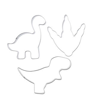 2 x 3.5 Stainless Steel Number 1 Cookie Cutter by STIR