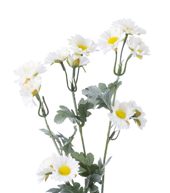 30" White Daisy Stem by Bloom Room, , hi-res, image 2