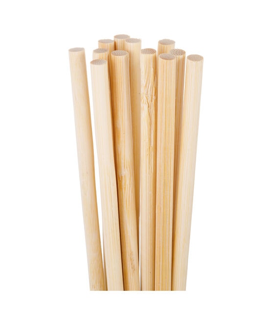 The Teachers' Lounge®  Assorted Round Natural Wooden Dowel, Pack of 10