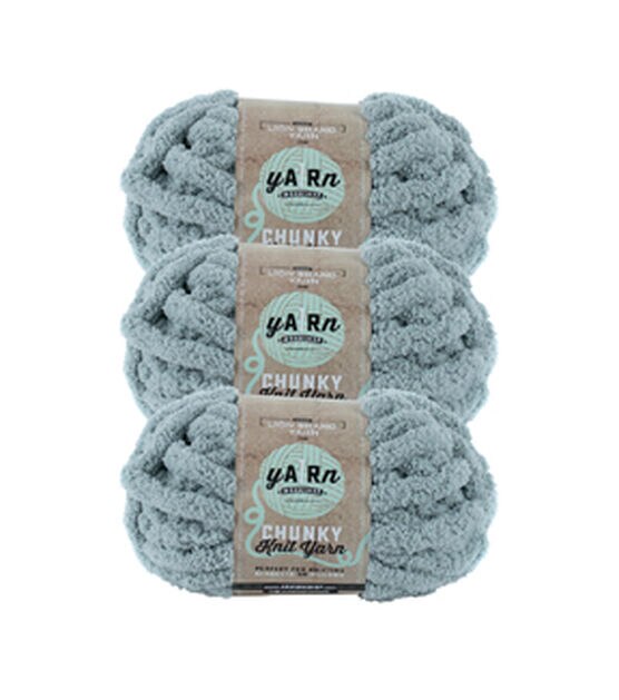 (3 Pack) Lion Brand Yarn AR Workshop Chunky Knit Yarn, Sangria