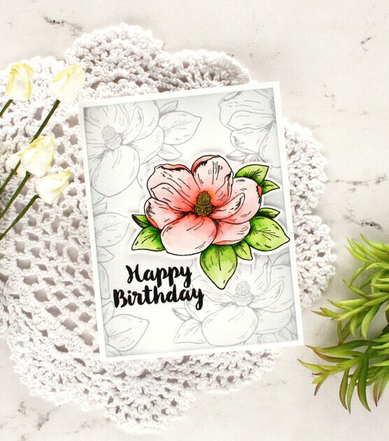 Mangocraft Original Design Painted Flowers Floral Stamps And