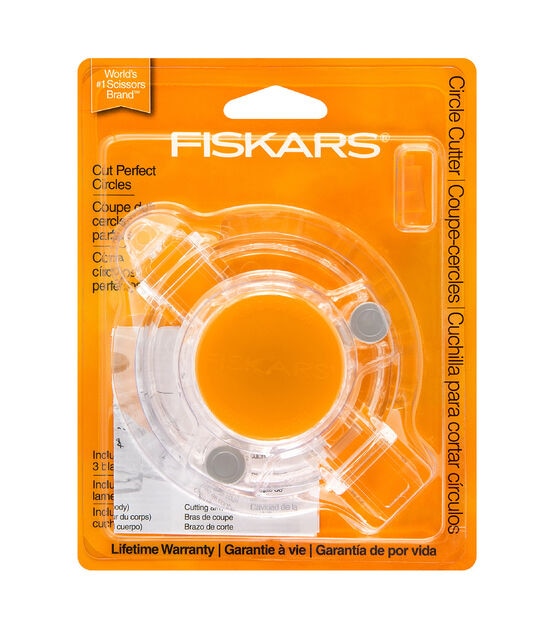  Fiskars Circle Cutter Replacement Blades, 2 Pack (193820-1001)  , Orange : Everything Else