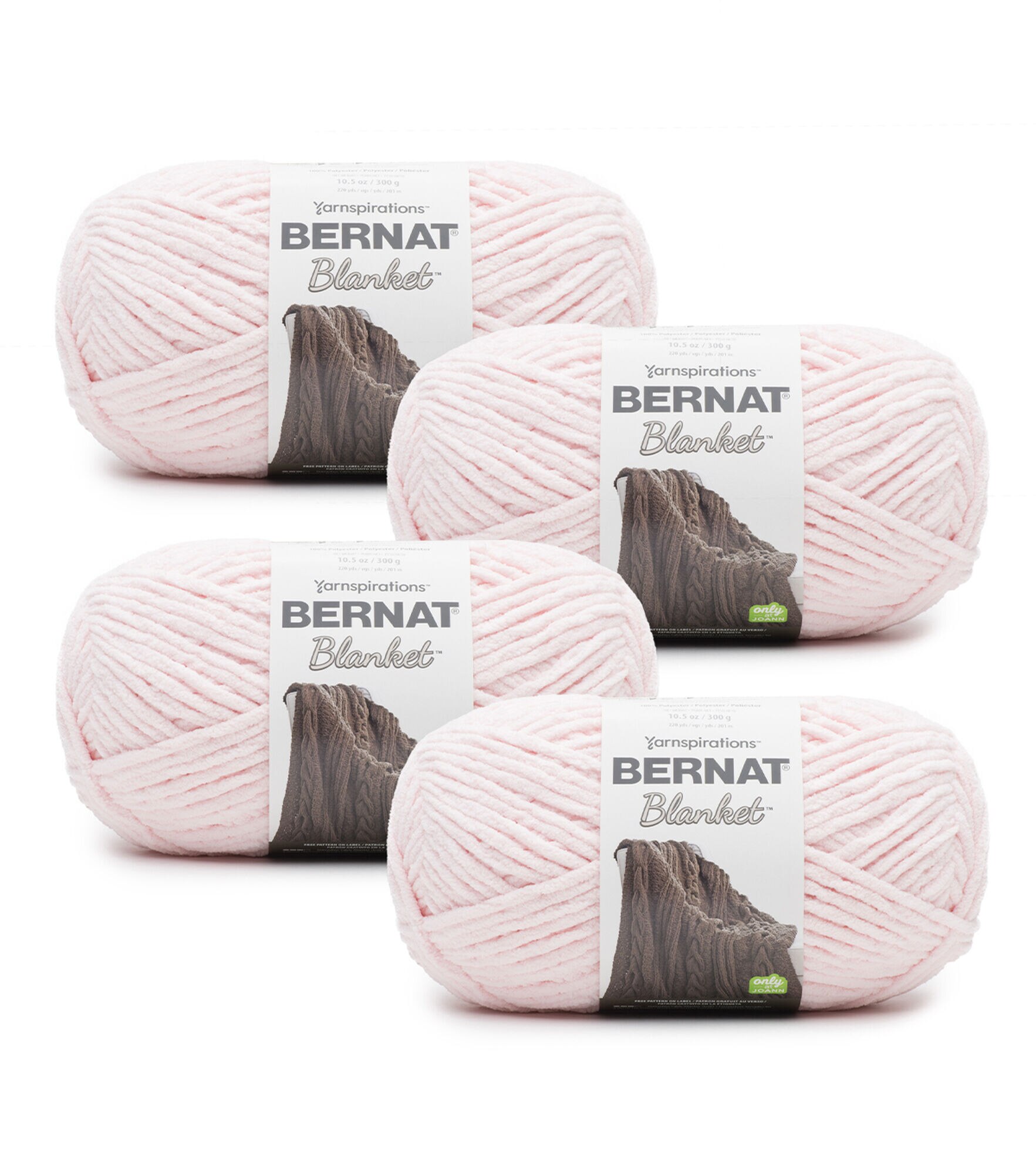 NWT Yarnspirations Bernat Blanket Yarn - Vintage White, Super Bulky 220  yds