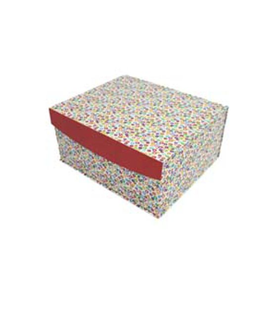 14.5 Multicolor Dots Flip Top Box by Place & Time