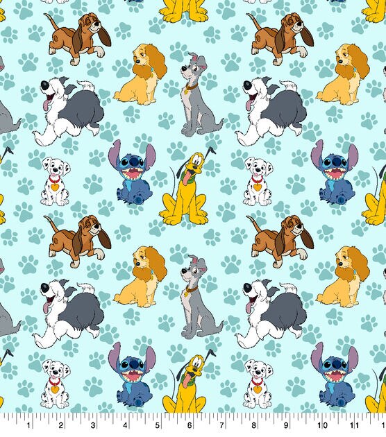 Disney Dogs Paw Toss Cotton Fabric | JOANN