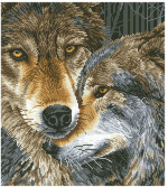 Diamond Dotz 21.5" x 19.5" Muzzle Nuzzle Embroidery Facet Art Kit, , hi-res, image 4