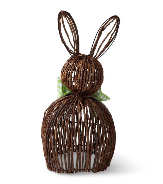 16 Easter Rattan Woven Bunny by Place & Time