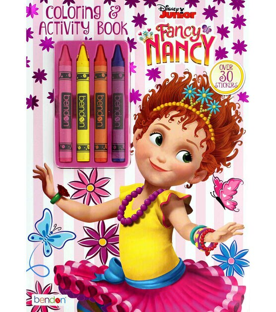 Download Bendon Coloring & Activity Book Crayons Fancy Nancy | JOANN