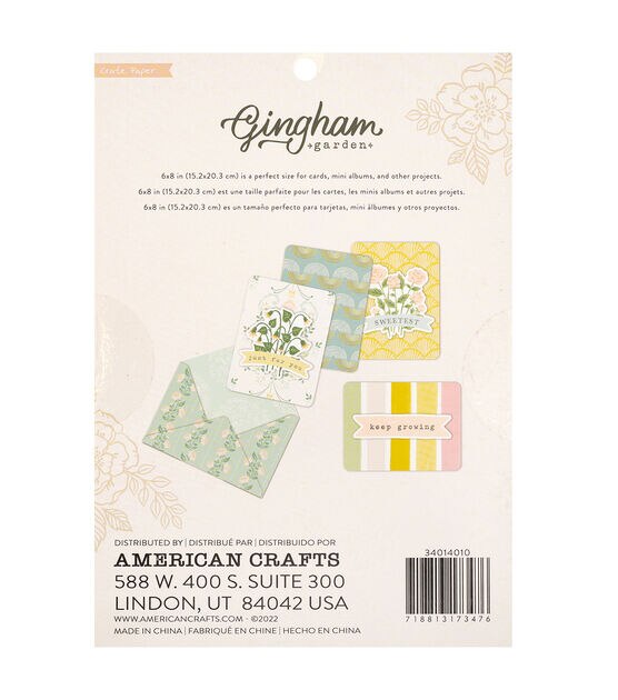 Craft Consortium Bloom & Wild Paper Pad - 6in x 6in