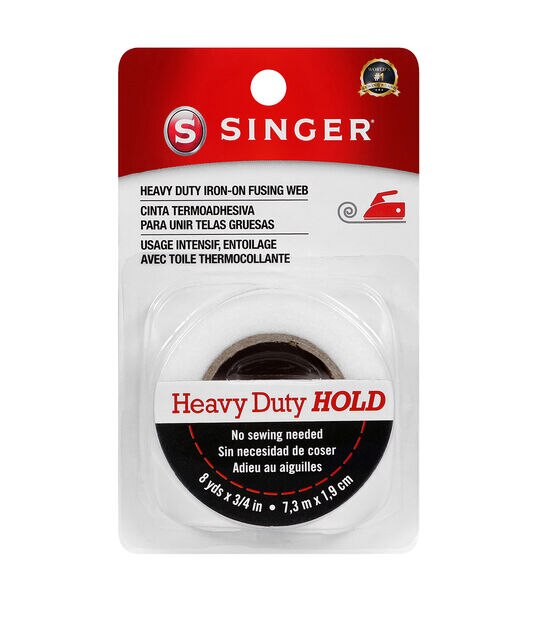 SINGER Heavy Duty Iron-On Fusing Web, ¾” x 8 yds