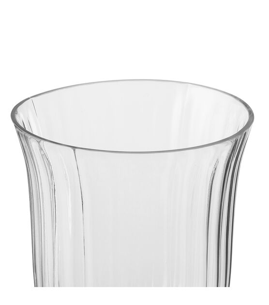 13'' Clear Footed Glass Vase by Bloom Room, , hi-res, image 2