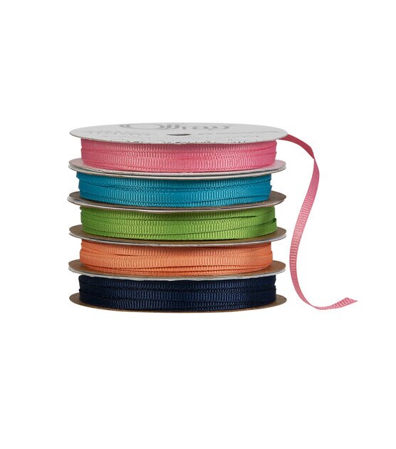 Threadart Grosgrain Ribbon Rolls - 2 1/4 inch Width - Beige - 10 yd Rolls Available in 25 Colors and 4 Widths