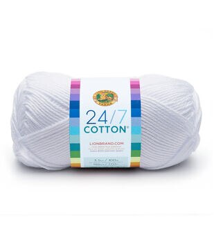 Lion Brand Yarn 24/7 Cotton Yarn 3 Bundle, JOANN in 2023