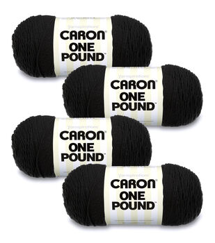 Caron One Pound Yarn - Dark Grey Mix - 20458173