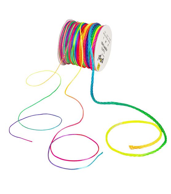 3ct Rainbow Nylon Cords by POP!, , hi-res, image 4