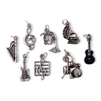 8ct Silver Food Charms by hildie & jo