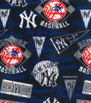 MLB New York Yankees Fleece Fabric, Hobby Lobby