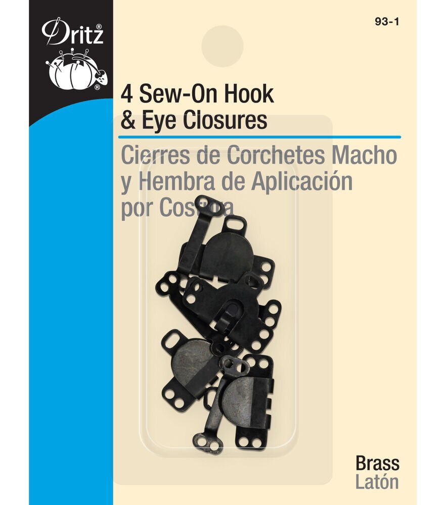 Sew In Hook & Eyes - The Sewing Place